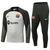FC Barcelona Quarter Zip Gray Version Training Huppari Suits 2023-24 - Miesten